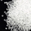 50g toho Round Seed Bead 8/0 Matte Crystal (1F)