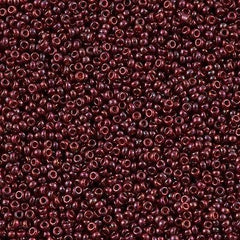 Miyuki Round Seed Bead 15/0 Wine Gold Luster 2-inch Tube (1883)