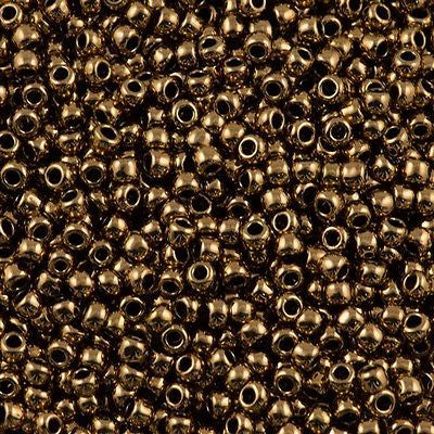 Toho Round Seed Beads 6/0 Bronze 5.5-inch tube (221)