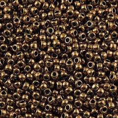 Toho Round Seed Beads 6/0 Bronze 5.5-inch tube (221)
