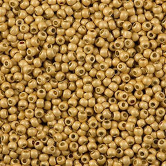 Toho Round Seed Bead 8/0 Permanent Finish Matte Galvanized Starlight 5.5-inch tube (557PFF)