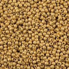 50g Toho Round Seed Bead 8/0 PermaFinish Matte Galvanized Starlight (557PFF)