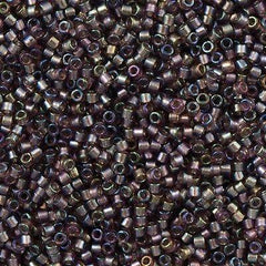 25g Miyuki Delica Seed Bead 11/0 Inside Dyed Color Dark Amethyst Violet DB1760