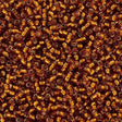 Miyuki Round Seed Bead 8/0 Silver Lined Topaz 22g Tube (2422)