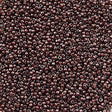Toho Round Seed Bead 11/0 Inside Color Lined Brown Blue 19g Tube (363)