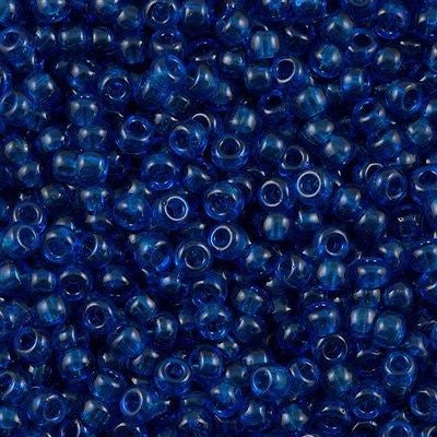 Miyuki Round Seed Bead 8/0 Transparent Capri Blue 22g Tube (149)