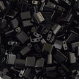 Miyuki Tila Seed Bead Opaque Black 7g Tube (401)