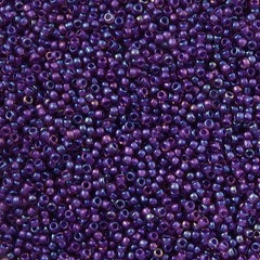 Toho Round Seed Bead 15/0 Inside Color Lined Purple Rose 2.5-inch Tube (928)