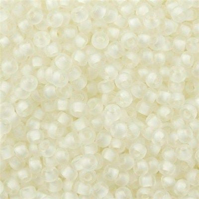 11-1920, Miyuki 22g Semi Matte White Lined Crystal 11-1920, Miyuki 22g Semi Matte White Lined Crystal