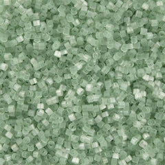 Miyuki Delica Seed Bead 11/0 Moss Satin 2-inch Tube DB829