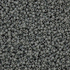 100g Miyuki Delica Seed Bead 11/0 Opaque Grey DB731