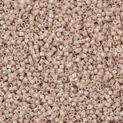 25g Miyuki Delica Seed Bead 11/0 Opaque Luster Pueblo Sands AB DB1505