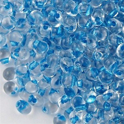 Miyuki Drop Fringe Seed Bead Blue Lined Crystal 10g (39)