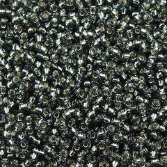 50g Miyuki Round Seed Bead 11/0 Silver Lined Grey (21)