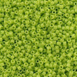 100g Miyuki Delica seed bead 11/0 Opaque Lime Green DB733
