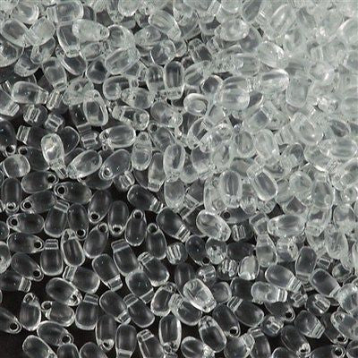 Miyuki Long Drop Seed Bead Transparent Crystal 24g Tube (131)