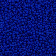 50g Toho Round Seed Bead 11/0 Opaque Matte Cobalt (48F)