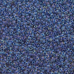 Toho Round Seed Bead 11/0 Inside Color Lined Dark Capri 2.5-inch Tube (193)