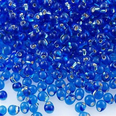 Miyuki Drop Fringe Seed Bead Silver Lined Sapphire Blue 24g Tube (19)