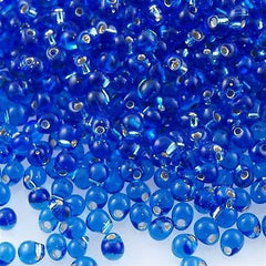 Miyuki Drop Fringe Seed Bead Silver Lined Sapphire Blue 24g Tube (19)