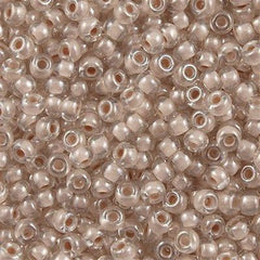 Miyuki Round Seed Bead 8/0 Inside Color Lined Mocha 22g Tube (215)