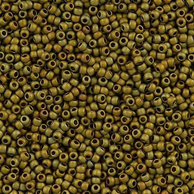 Toho Round Seed Bead 11/0 Higher Metallic Matte Carnival 2.5-inch Tube (513F)