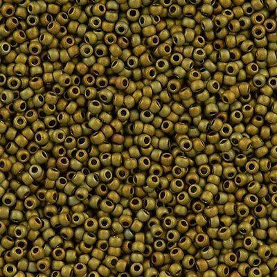 50g Toho Round Seed Beads 11/0 Higher Metallic Matte Carnival (513F)