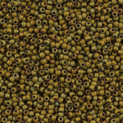 50g Toho Round Seed Beads 11/0 Higher Metallic Matte Carnival (513F)