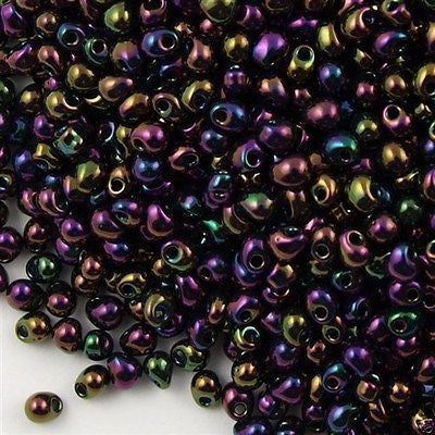 Miyuki Drop Fringe Seed Bead Metallic Dark Wine 10g (454)