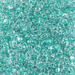 Miyuki Berry Seed Bead Inside Color Lined Sparkle Aqua Green 22g Tube (1528)