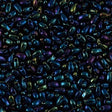 Miyuki Long Drop Seed Bead Metallic Blue AB 24g Tube (452)