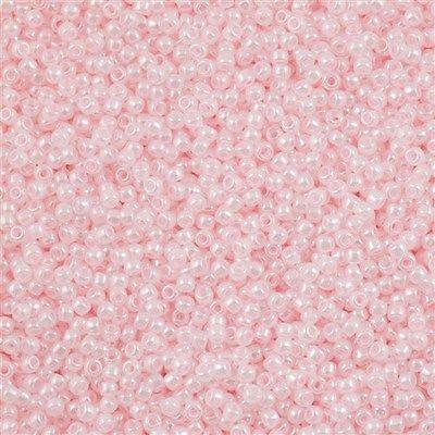 50g Toho Round Seed Bead 11/0 Transparent Ceylon Soft Pink (145L)