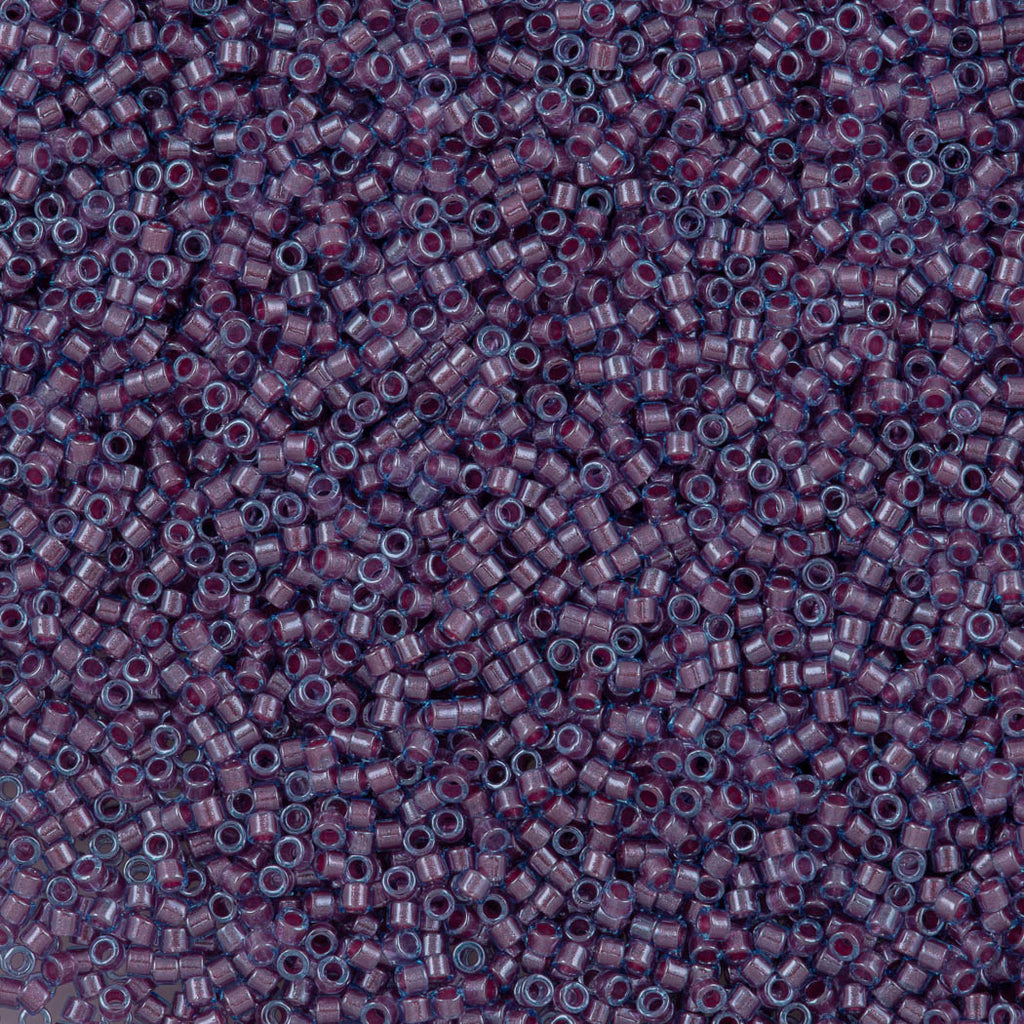 25g Miyuki Delica Seed Bead 11/0 Inside Dyed Color Periwinkle DB922