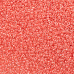 Miyuki Round Seed Bead 11/0 Inside Color Lined Pink Grapefruit (204)