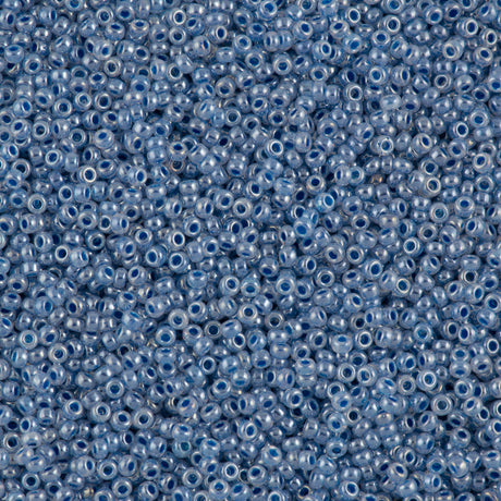 Miyuki Round Seed Bead 8/0 Blue Ceylon 22g Tube (545)