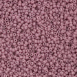 Toho Round Seed Bead 15/0 Opaque Matte Pastel Plumeria 2.5-inch Tube (765)