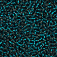 Toho Round Seed Bead 8/0 Silver Lined Dark Teal 2.5-inch tube (27BD)