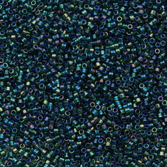 25g Miyuki Delica Seed Bead 11/0 Inside Dyed Color Teal AB DB276