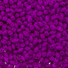 MiniDuo 2x4mm Two Hole Beads Neon Violet 15g (25125)