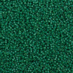 25g Miyuki Delica Seed Bead 11/0 Duracoat Dyed Opaque Spruce DB2127