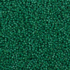 Miyuki Delica Seed Bead 11/0 Duracoat Dyed Opaque Spruce 2-inch Tube DB2127