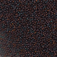 50g Miyuki Round Seed Bead 11/0 Matte Metallic Copper (2005)