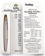 4 Tulip Beading Needles 48.5mm Size #11