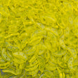 CzechMates 3x10mm Two Hole Crescent Transparent Buttercup Beads 15g (00070S)