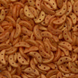 CzechMates 3x10mm Two Hole Crescent Pacifica Tangerine Beads 8.5g Tube (10040PS)