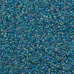 Miyuki Round Seed Bead 11/0 Inside Color Lined Light Blue AB 22g Tube (279)