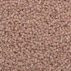 25g Miyuki Delica Seed Bead 11/0 Opaque White Glazed Pueblo Sands DB1495