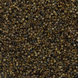 25g Miyuki Delica Seed Bead 11/0 Opaque Brown Picasso DB2267