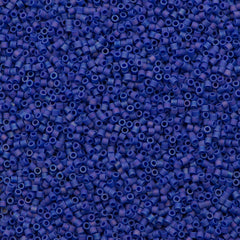 Miyuki Delica Seed Bead 15/0 Matte Cobalt 2-inch Tube DBS880