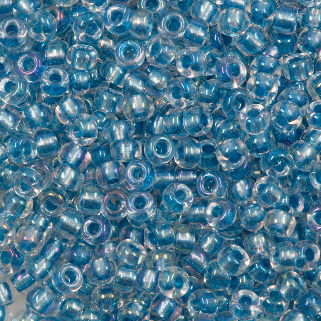 Miyuki Round Seed Bead 6/0 Inside Color Lined Sapphire Blue 30g (2606)
